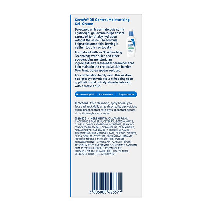 Oil Control Moisturizing Gel-Cream