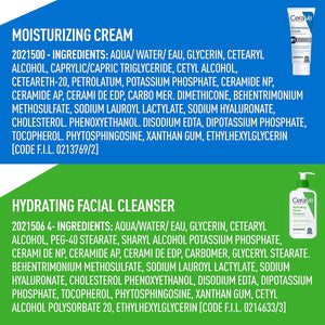 CeraVe Moisturizing Cream and Hydrating Face Wash Trial Combo