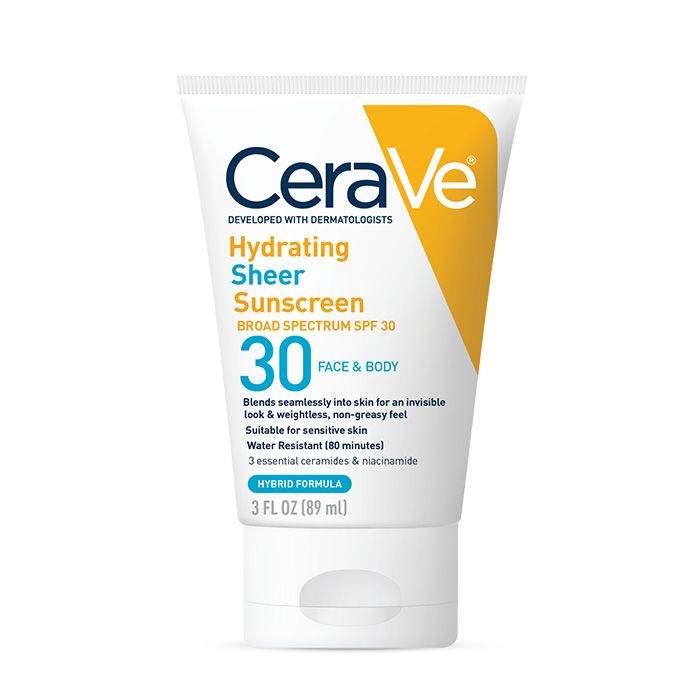 Hydrating Sheer Sunscreen Broad Spectrum SPF 30 for Face & Body